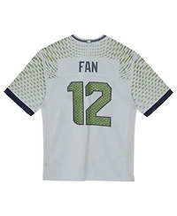 Nike Toddler 12s Wolf Gray Seattle Seahawks 2025 Rivalries Collection Game Jersey