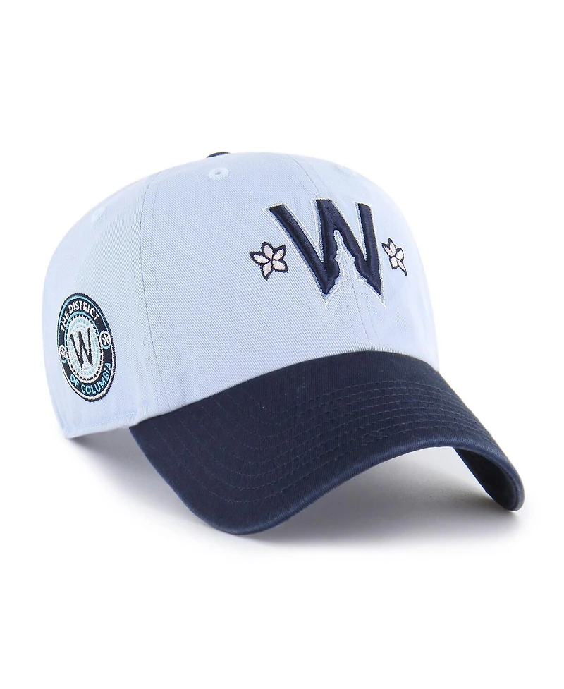'47 Brand Men's Light Blue Washington Nationals 2025 City Connect Clean Up Adjustable Hat