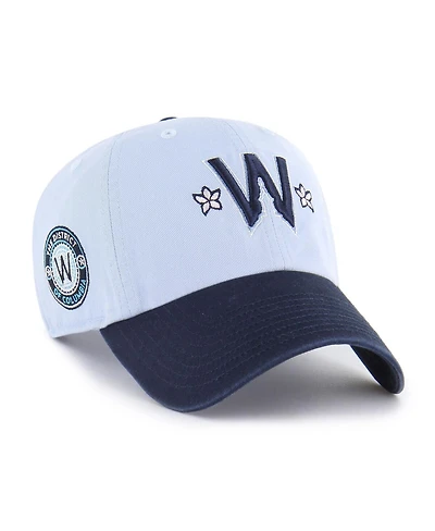 '47 Brand Men's Light Blue Washington Nationals 2025 City Connect Clean Up Adjustable Hat