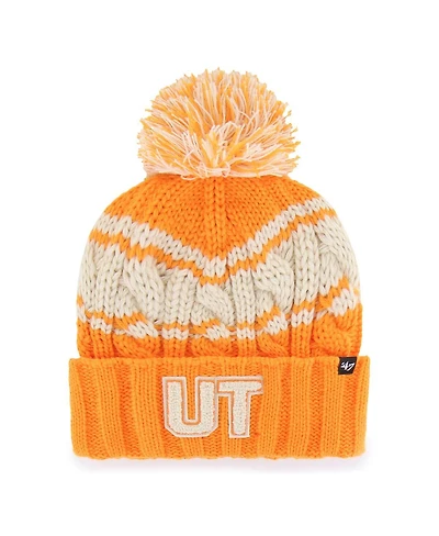 '47 Brand Women's Tennessee Orange Tennessee Volunteers Emma Cuffed with Pom Knit Hat
