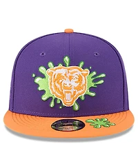 New Era Big Boys and Girls Purple/Orange Chicago Bears Nickelodeon Slime 9FIFTY Snapback Hat