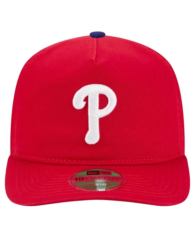 New Era Men's Red Philadelphia Phillies Team 19TWENTY Adjustable Hat
