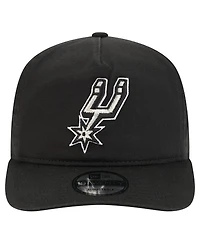 New Era Men's Black San Antonio Spurs Cotton 19TWENTY Adjustable Hat