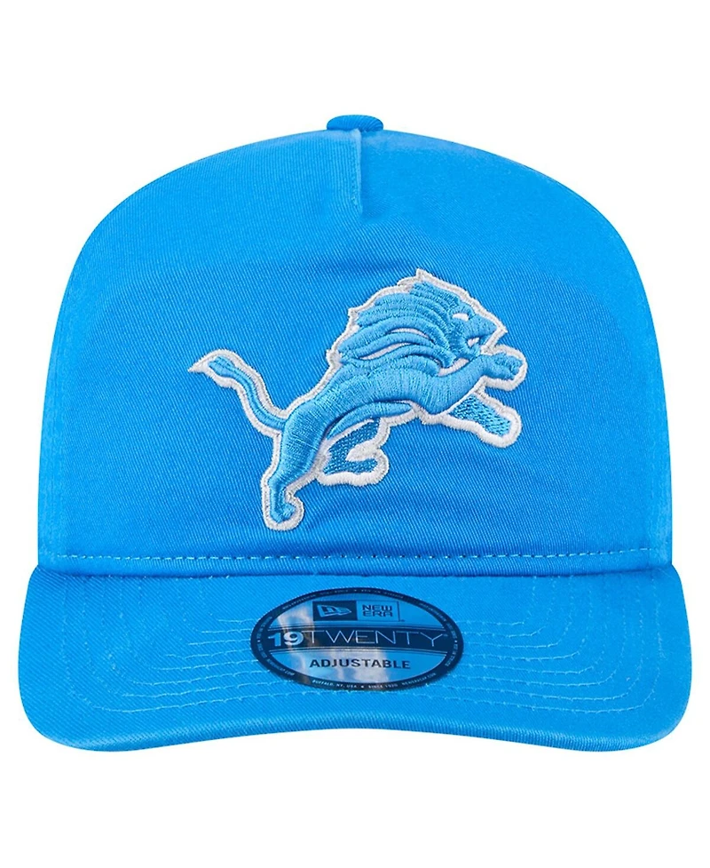 New Era Men's Blue Detroit Lions Team 19TWENTY Adjustable Hat