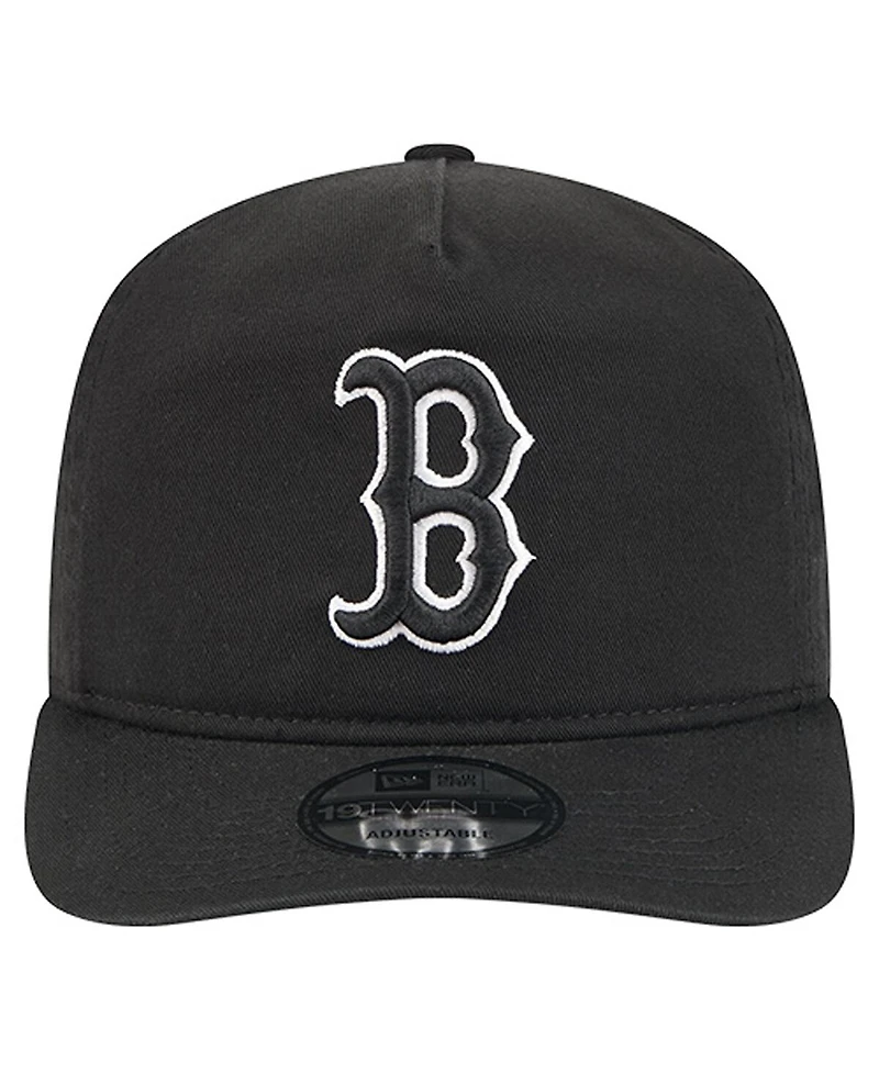 New Era Men's Black/White Boston Red Sox 19TWENTY Adjustable Hat