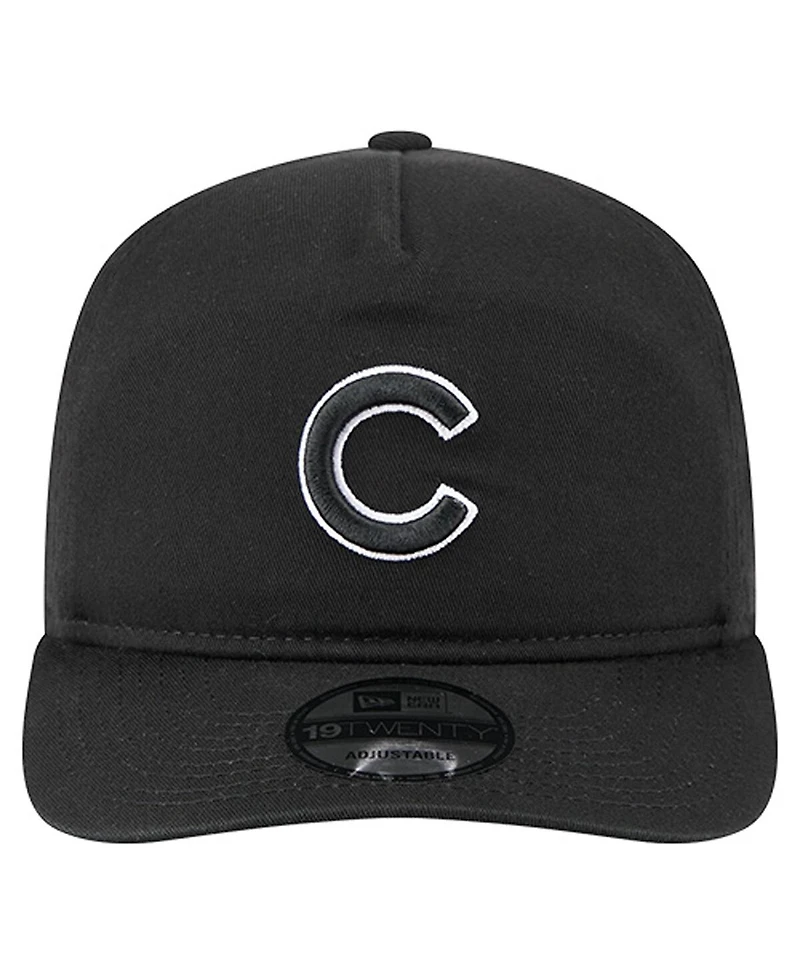 New Era Men's Black/White Chicago Cubs 19TWENTY Adjustable Hat
