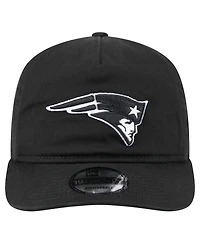 New Era Men's Black/White New England Patriots 19TWENTY Adjustable Hat