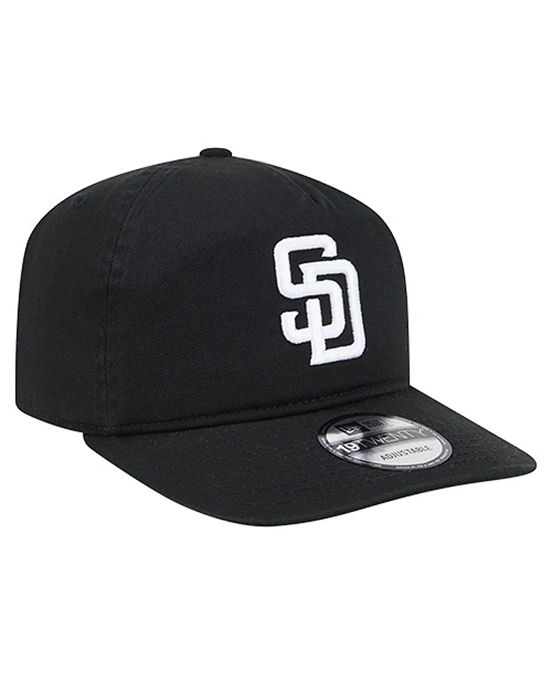 New Era Men's Black/White San Diego Padres 19TWENTY Adjustable Hat