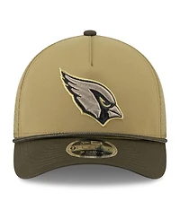 New Era Men's Green Arizona Cardinals 2025 Salute to Service 9FORTY A-Frame M-Crown Adjustable Hat