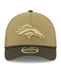 New Era Men's Green Denver Broncos 2025 Salute to Service 9FORTY A-Frame M-Crown Adjustable Hat