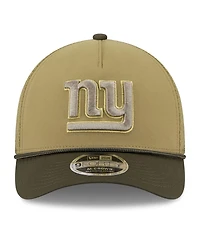 New Era Men's Green New York Giants 2025 Salute to Service 9FORTY A-Frame M-Crown Adjustable Hat