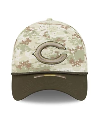 New Era Men's Camo/Dark Green/Dark Green Chicago Bears 2025 Salute to Service 39THIRTY Flex Hat