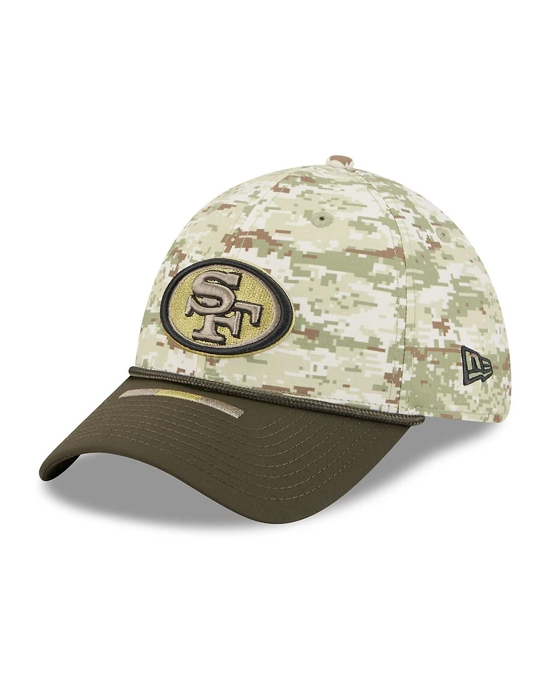 New Era Men's Camo/Dark Green/Dark Green San Francisco 49ers 2025 Salute to Service 39THIRTY Flex Hat