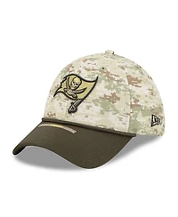 New Era Men's Camo/Dark Green Tampa Bay Buccaneers 2025 Salute to Service 39THIRTY Flex Hat
