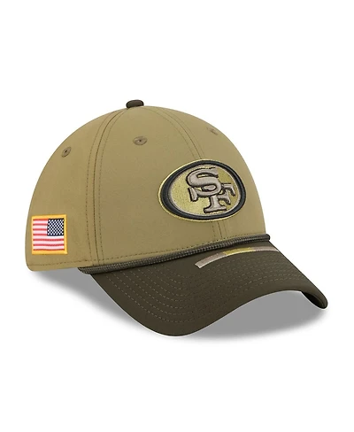 New Era Men's Green/Dark Green San Francisco 49ers 2025 Salute to Service 39THIRTY Flex Hat