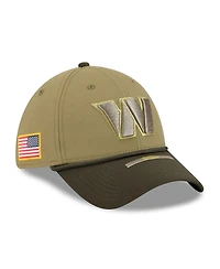 New Era Men's Green/Dark Green Washington Commanders 2025 Salute to Service 39THIRTY Flex Hat
