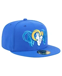 New Era Men's Royal Los Angeles Rams Tri-Hit 59FIFTY Fitted Hat