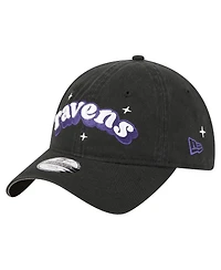 New Era Big Girls Black Baltimore Ravens Cheer 9TWENTY Adjustable Hat
