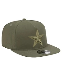 New Era Men's Olive Dallas Cowboys Color Pack A-Frame 9FIFTY Snapback Hat