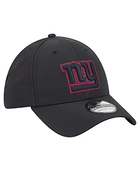 New Era Men's Black New York Giants Night 39THIRTY Flex Hat