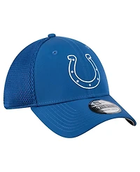 New Era Men's Royal Indianapolis Colts Outline 39THIRTY Flex Hat