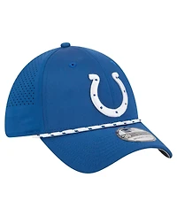 New Era Men's Royal Indianapolis Colts Perforated 39THIRTY Flex Hat