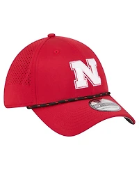 New Era Men's Scarlet Nebraska Huskers Rope 39THIRTY Flex Hat