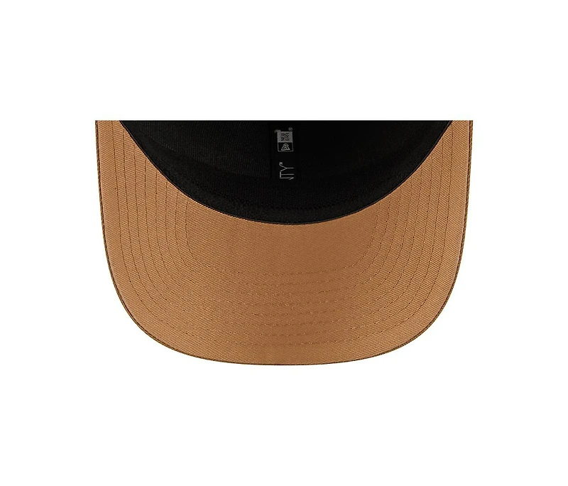 New Era Men's Light Beige Kansas City Chiefs Two-Tone Trucker 9SEVENTY Adjustable Hat
