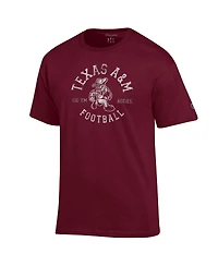 Champion Men's Maroon Texas A M Aggies Ol' Sarge Football T-Shirt