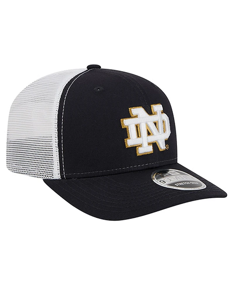 New Era Men's Navy Notre Dame Fighting Irish Team 9SEVENTY Coolera Trucker Adjustable Hat