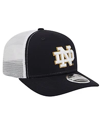 New Era Men's Navy Notre Dame Fighting Irish Team 9SEVENTY Coolera Trucker Adjustable Hat