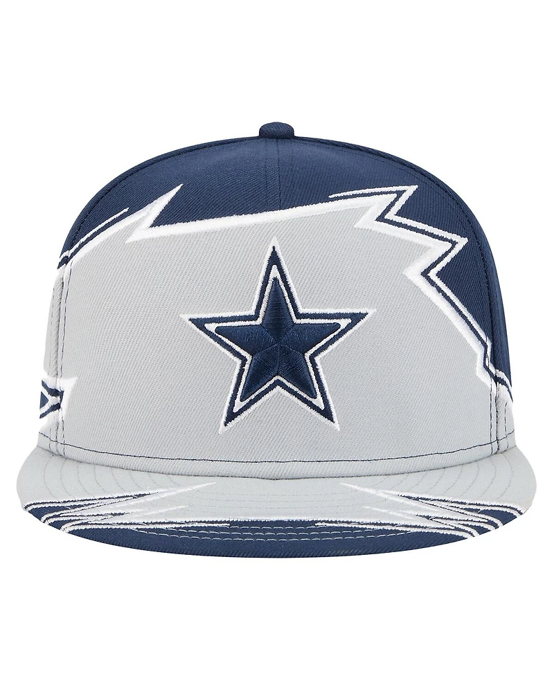 New Era Men's Navy/Gray Dallas Cowboys Break 59FIFTY Fitted Hat