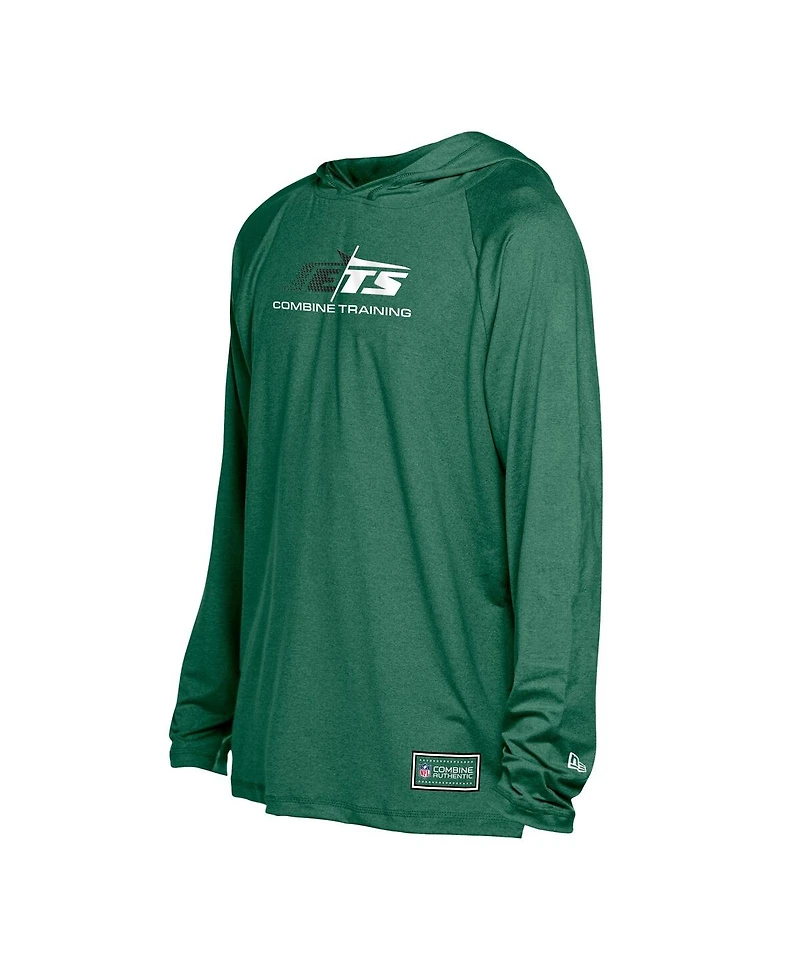 New Era Men's Green York Jets Functional Fandom Hoodie