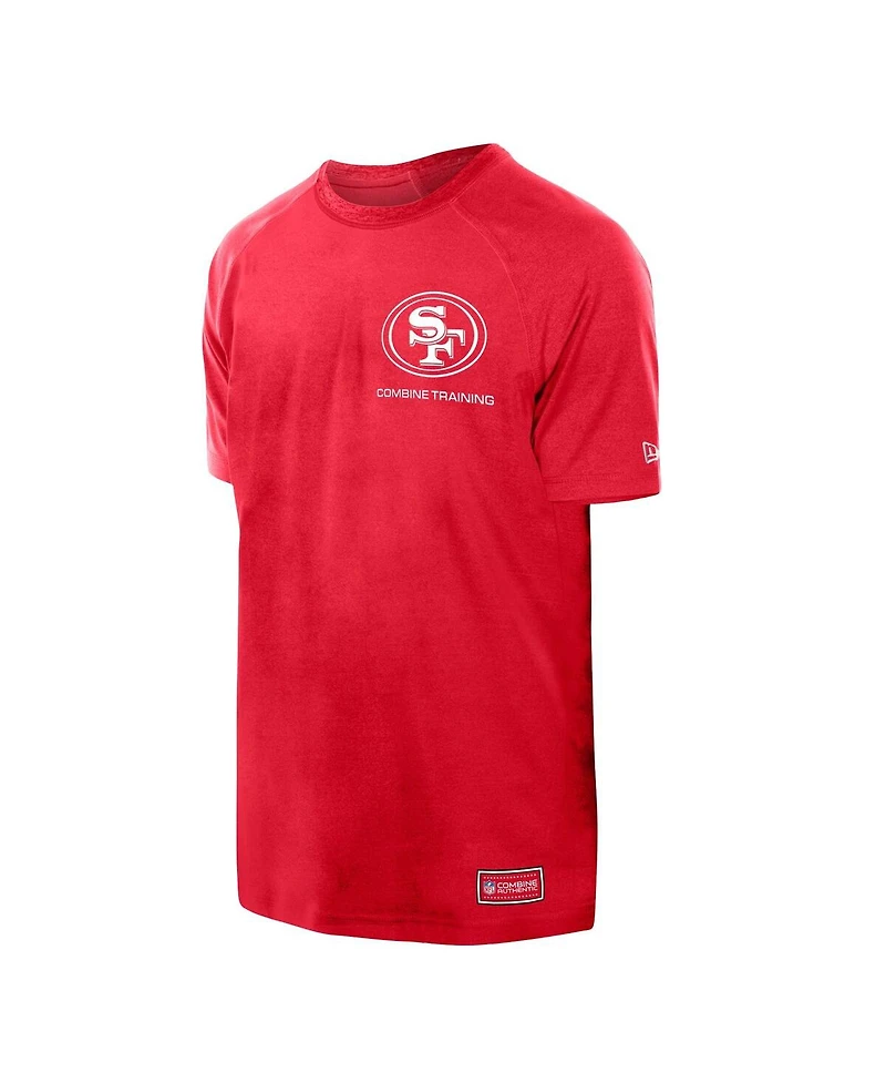 New Era Men's Scarlet San Francisco 49ers Functional Fandom Reflective T-Shirt