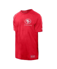 New Era Men's Scarlet San Francisco 49ers Functional Fandom Reflective T-Shirt