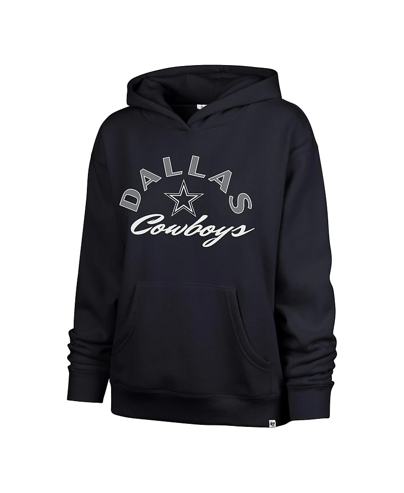 '47 Brand Women's Navy Dallas Cowboys Whirlwind Naomi Pullover Hoodie