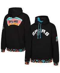 Mitchell & Ness Men's and Women's Black San Antonio Spurs Vintage Heavyweight Hoodie