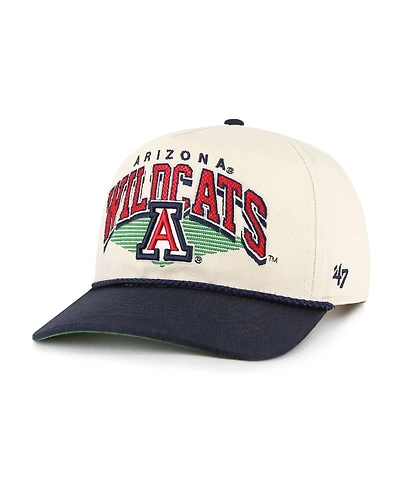 '47 Brand Men's Natural Arizona Wildcats Pomona Two-Tone Rope Hitch Adjustable Hat
