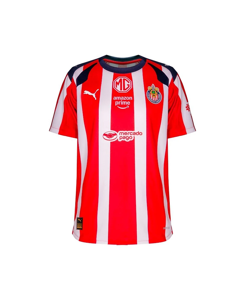 Puma Big Boys and Girls Red Chivas 2025/26 Home Replica Jersey