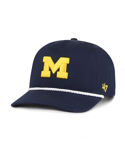 '47 Brand Men's Navy Michigan Wolverines Rope Hitch Adjustable Hat