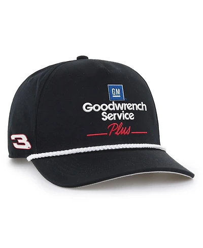 '47 Brand Men's Black Richard Childress Racing Goodwrench Service Plus Hitch Rope Adjustable Hat