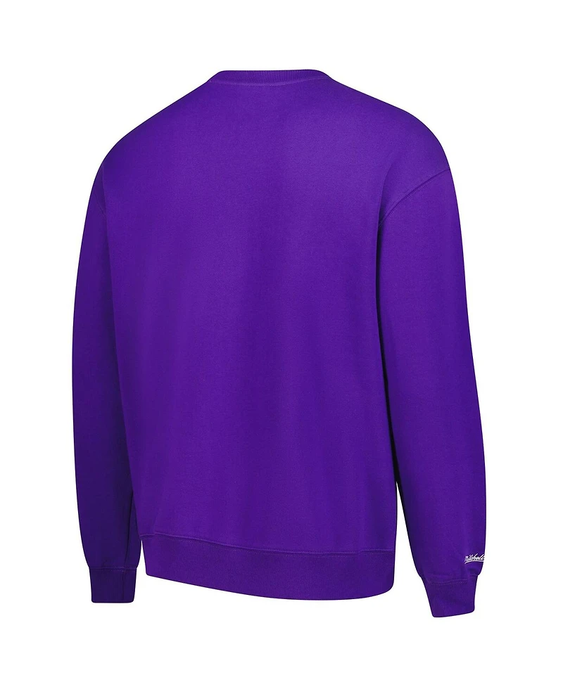 Mitchell & Ness Men's Purple Toronto Raptors Nights Pullover Sweatshirt