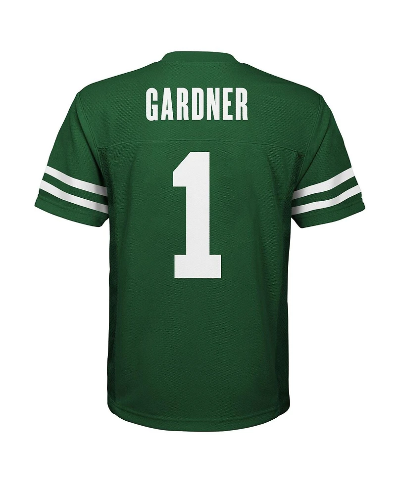 Outerstuff Big Boys and Girls Ahmad Sauce Gardner Green New York Jets Replica Player Jersey