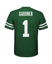 Outerstuff Big Boys and Girls Ahmad Sauce Gardner Green New York Jets Replica Player Jersey