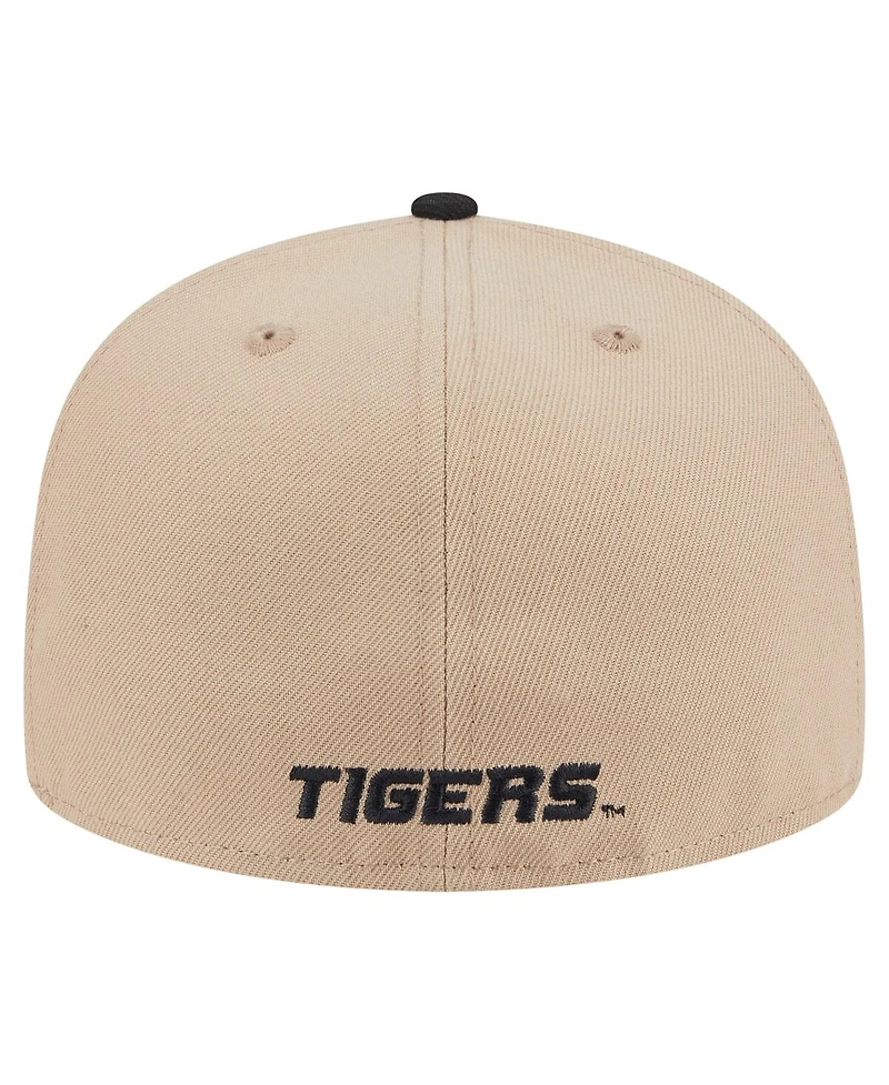 New Era Men's Khaki Missouri Tigers Two-Tone 59FIFTY Fitted Hat