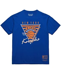 Mitchell & Ness Men's Blue New York Knicks Big Tall Hardwood Classics Final Seconds T-Shirt