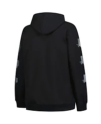 Fanatics Women's Black Texas Longhorns Plus Size Sleeve Hit Pullover Hoodie