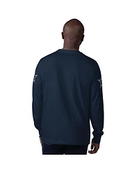 Starter Men's Navy Dallas Cowboys Clutch Hit Long Sleeve T-Shirt