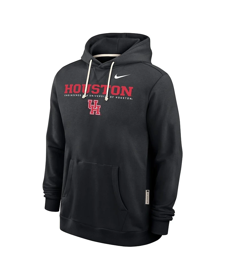 Nike Men's Black Houston Cougars 2025 Sideline Standard Issue Dri-fit Hoodie