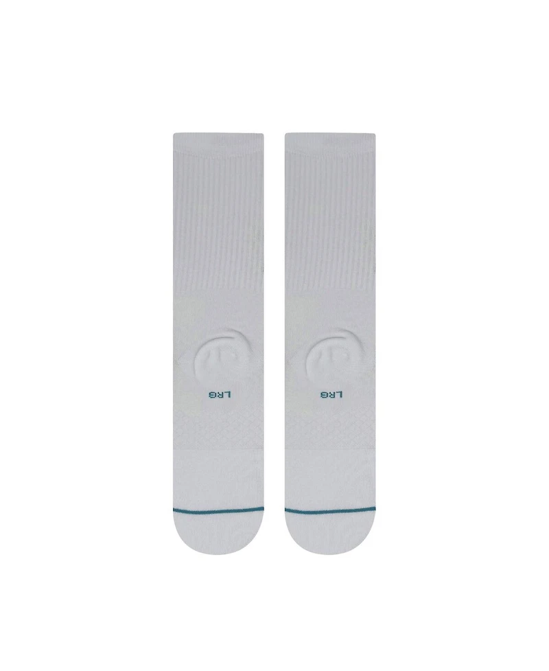 Stance Men's and Women's New York Yankees White Crested Knit Crew Socks